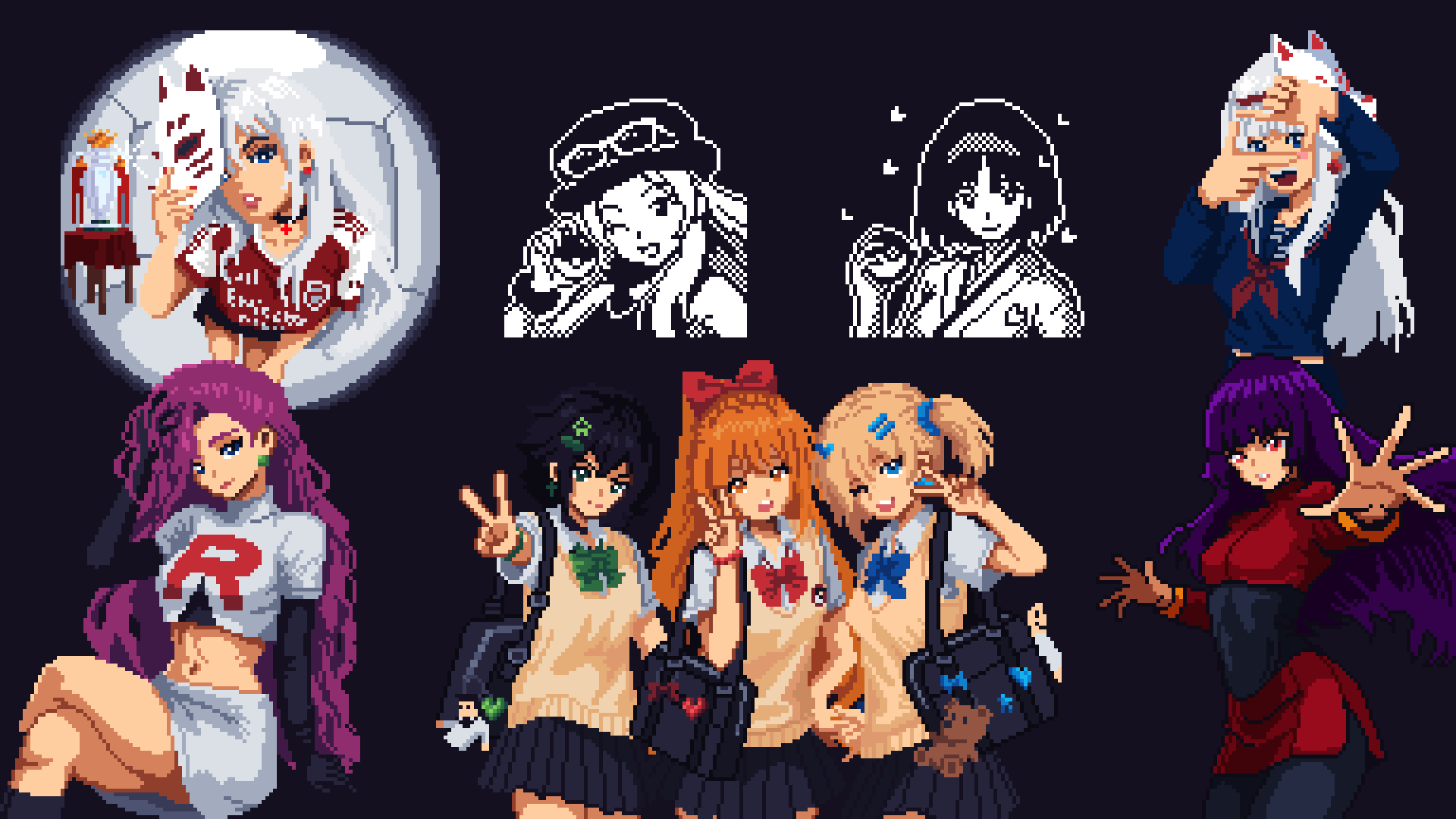 Example pixel art profile picture
